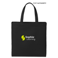 SOPHIA Cotton Canvas Tote - BLACK