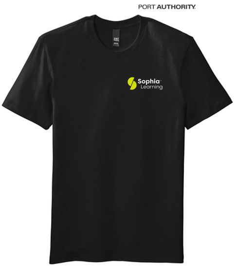 SOPHIA District ® Flex Scoop Neck Tee - BLACK