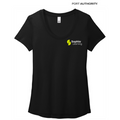 SOPHIA District ® Women’s Flex Scoop Neck Tee - BLACK