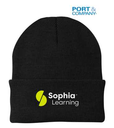 SOPHIA Knit Cap - Black