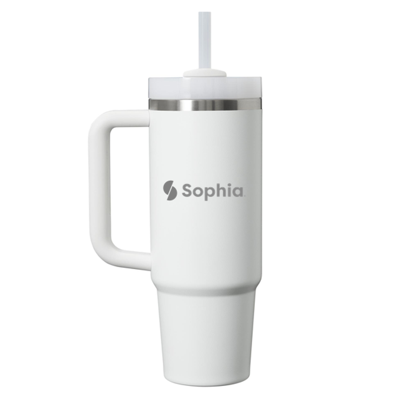 SOPHIA Stanley Quencher H2.O FlowState™ Tumbler 30 oz - WHITE