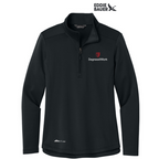 T4G Eddie Bauer® Women’s Smooth Mid Layer Fleece 1/2-Zip - BLACK