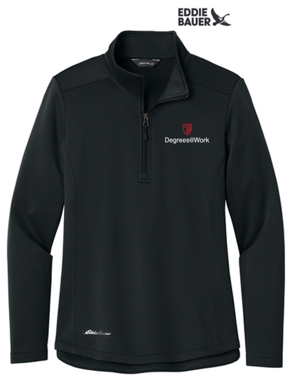 T4G Eddie Bauer® Women’s Smooth Mid Layer Fleece 1/2-Zip - BLACK