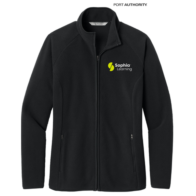 T4G Port Authority® Women’s C-FREE® Raglan Fleece - BLACK