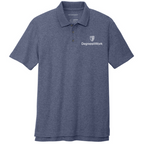T4G Port Authority® C-FREE ® Cotton Blend Pique Polo - Navy Heather
