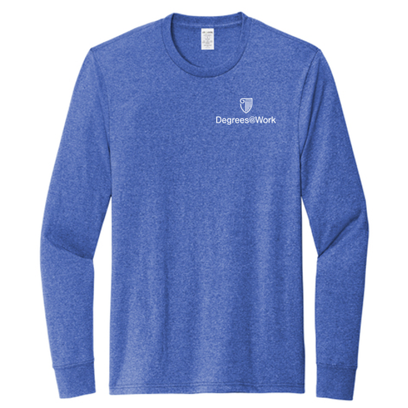 T4G Allmade® Unisex Long Sleeve Recycled Blend Tee - Reused Royal Heather