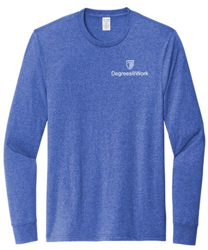 T4G Allmade® Unisex Long Sleeve Recycled Blend Tee - Reused Royal Heather