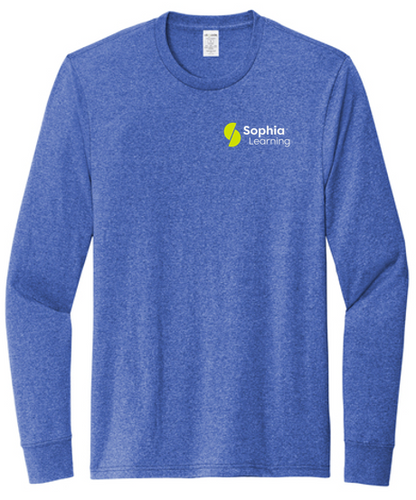 T4G Allmade® Unisex Long Sleeve Recycled Blend Tee - Reused Royal Heather