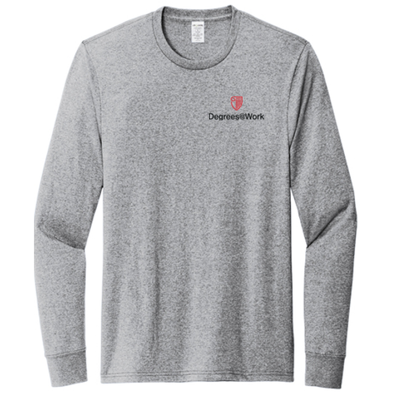 T4G Allmade® Unisex Long Sleeve Recycled Blend Tee - Remade Grey Heather
