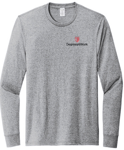 T4G Allmade® Unisex Long Sleeve Recycled Blend Tee - Remade Grey Heather