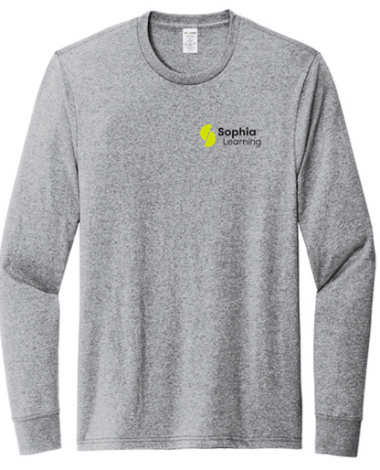 T4G Allmade® Unisex Long Sleeve Recycled Blend Tee - Remade Grey Heather