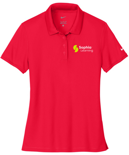 T4G Nike Women's Victory Solid Polo - University Red