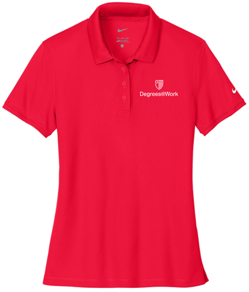T4G Nike Women's Victory Solid Polo - University Red