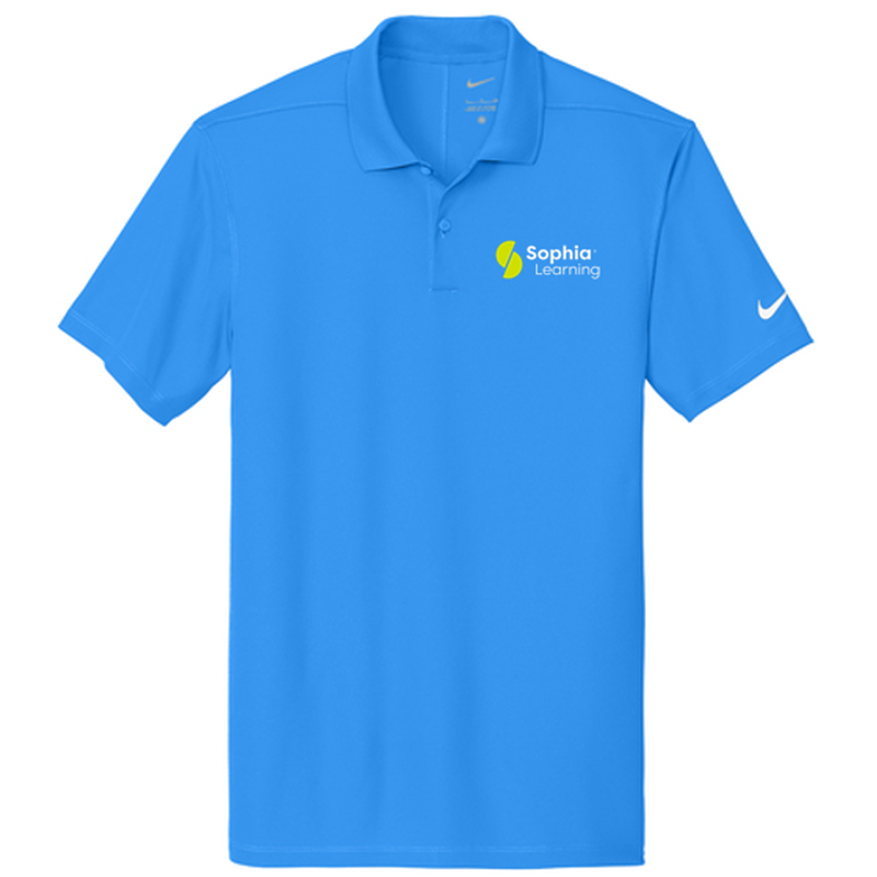 T4G Nike Victory Solid Polo - Light Photo Blue