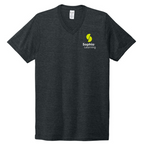 T4G Allmade® Unisex Tri-Blend V-Neck Tee - Space Black