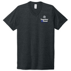 T4G Allmade® Unisex Tri-Blend V-Neck Tee - Space Black