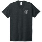 T4G Allmade® Unisex Tri-Blend V-Neck Tee - Space Black