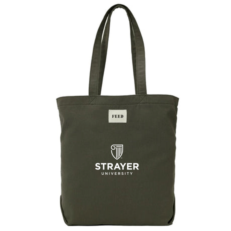 T4G FEED Organic Cotton Shopper Tote - Olive