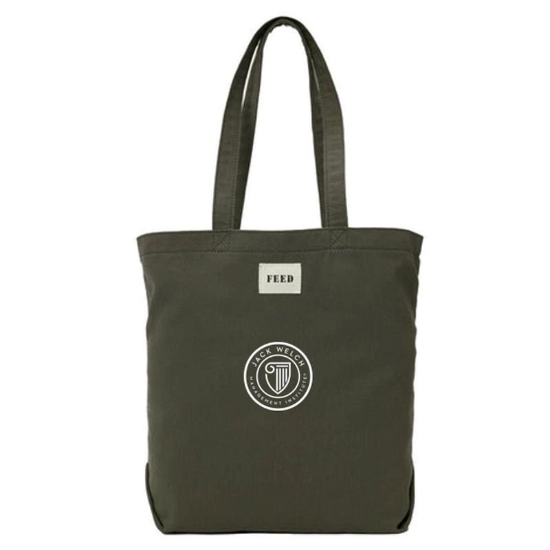 T4G FEED Organic Cotton Shopper Tote - Olive