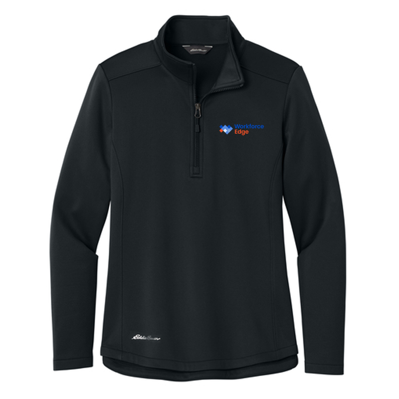 T4G Eddie Bauer® Women’s Smooth Mid Layer Fleece 1/2-Zip - BLACK
