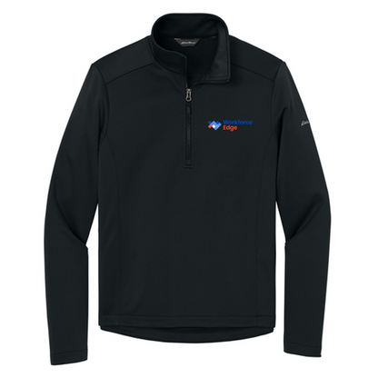 T4G Eddie Bauer® Smooth Mid Layer Fleece 1/2-Zipe - BLACK