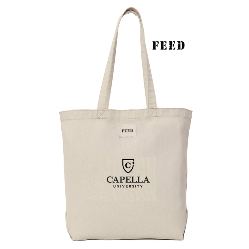 T4G FEED Organic Cotton Weekend Tote - Natural