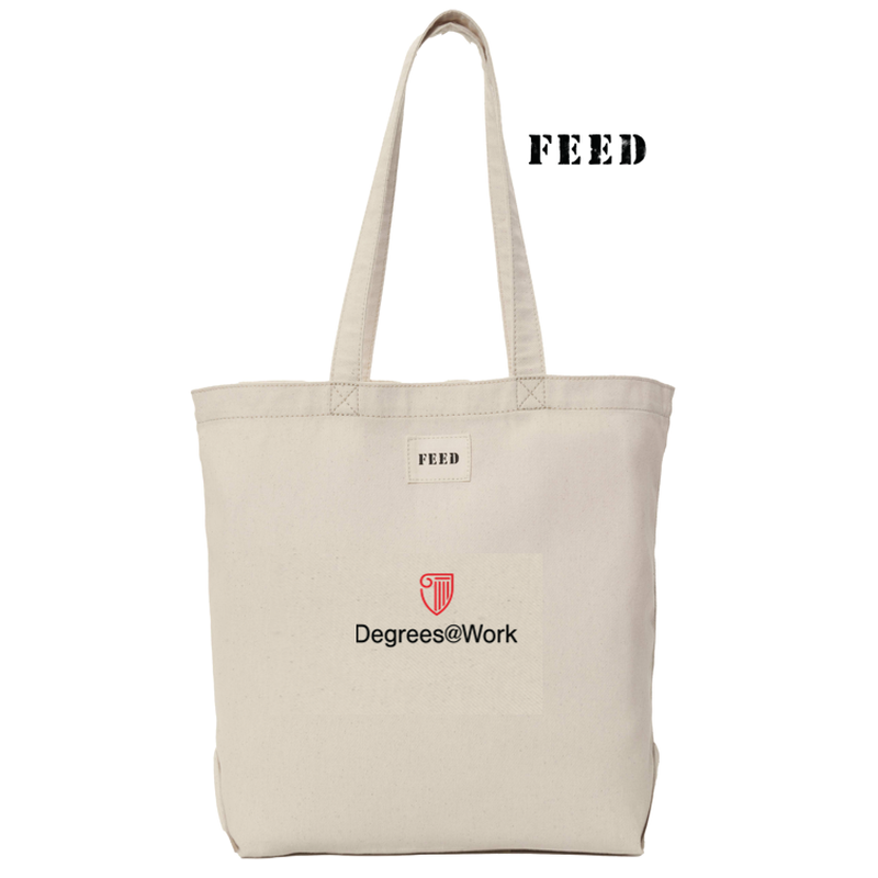 T4G FEED Organic Cotton Weekend Tote - Natural