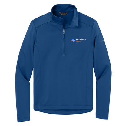 T4G Eddie Bauer® Smooth Mid Layer Fleece 1/2-Zipe - Cobalt Blue