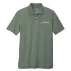T4G Port Authority® C-FREE ® Cotton Blend Pique Polo - Dark Green Heather