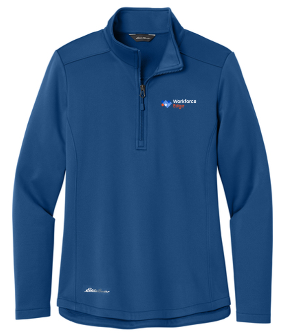 T4G Eddie Bauer® Women’s Smooth Mid Layer Fleece 1/2-Zip - Cobalt Blue