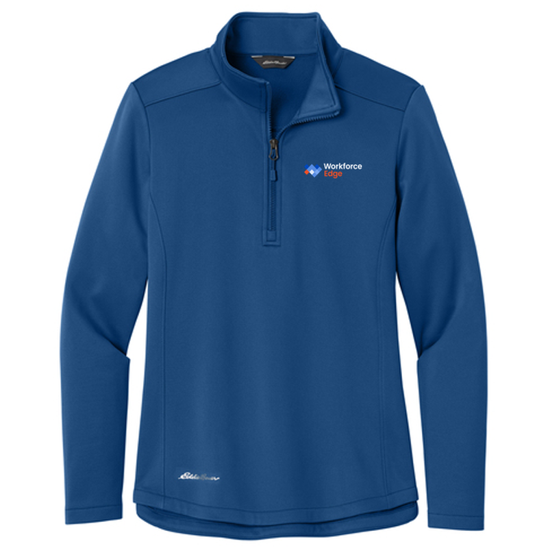 T4G Eddie Bauer® Women’s Smooth Mid Layer Fleece 1/2-Zip - Cobalt Blue