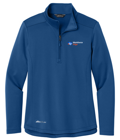 T4G Eddie Bauer® Women’s Smooth Mid Layer Fleece 1/2-Zip - Cobalt Blue