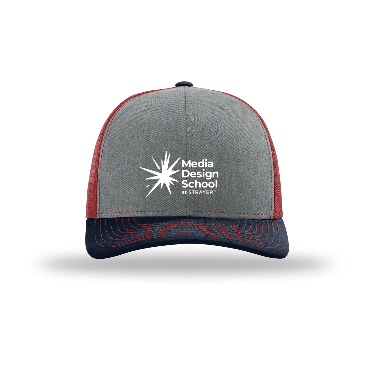 Heather Grey/ Cardinal/ Navy - MDS__Stack_full-color_CMYK