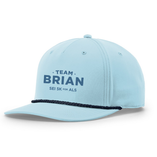 SEI TEAM BRIAN RICHARDSON 5 Panel Classic Rope Cap - SOFT BLUE/NAVY