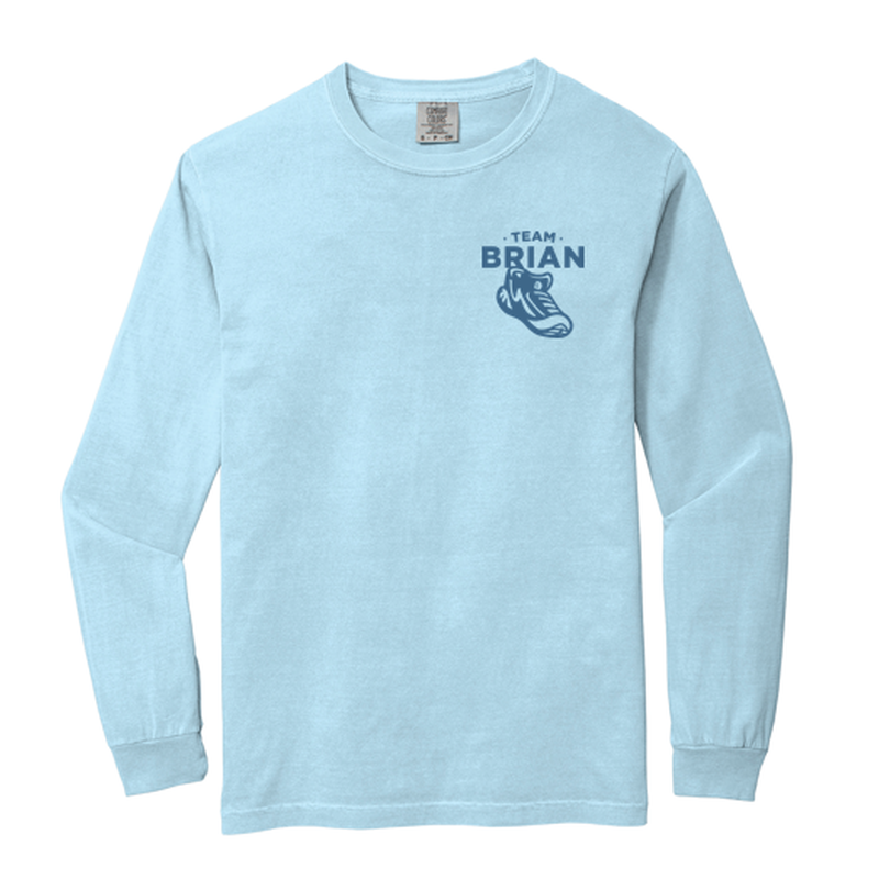 SEI TEAM BRIAN Comfort Colors ® Heavyweight Ring Spun Long Sleeve Tee - Chambray