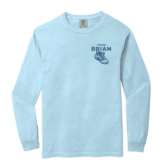 SEI TEAM BRIAN Comfort Colors ® Heavyweight Ring Spun Long Sleeve Tee - Chambray