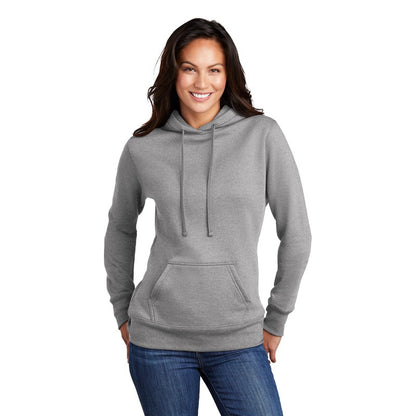 NEW SEI-Port & Company ® Ladies Core Fleece Pullover Hooded Sweatshirt-Athletic Heather