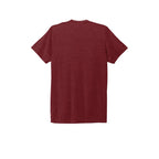 NEW SEI-Allmade® Unisex Tri-Blend Tee-Fairly White-Vino Red
