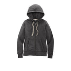 SEI District® Women's Re-Fleece™ Full-Zip Hoodie - Charcoal Heather