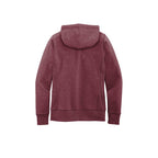 SEI District® Women's Re-Fleece™ Full-Zip Hoodie - Maroon Heather