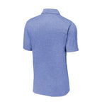 NEW SEI - Sport-Tek PosiCharge Tri-Blend Wicking Polo - True Royal Heather