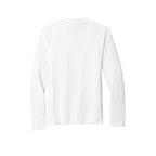 NEW SEI - Port & Company Long Sleeve Fan Favorite Blend Tee - White