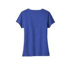 NEW SEI - Port & Company Ladies Fan Favorite Blend V-Neck Tee - True Royal Heather